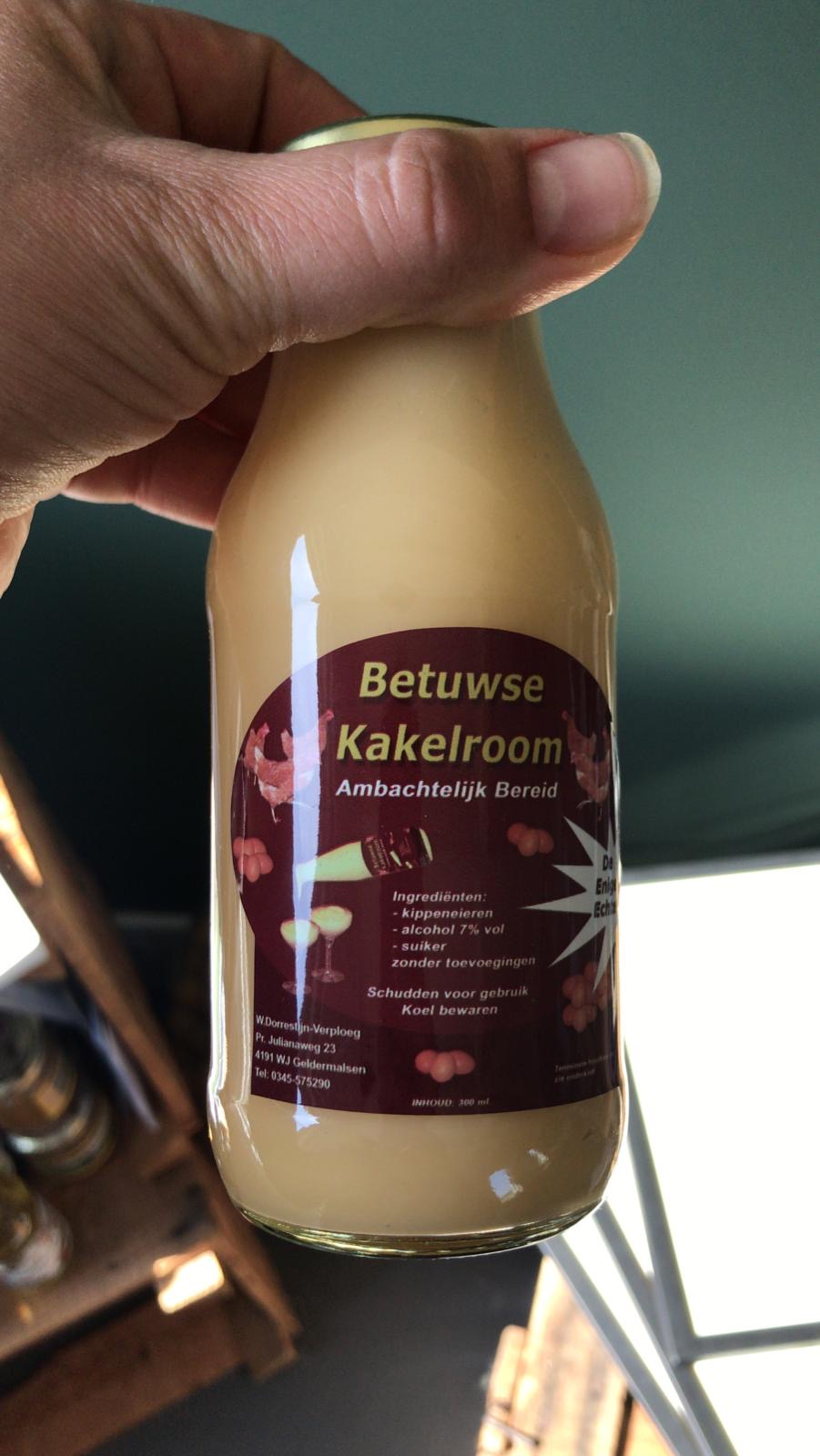 streekproduct kakelroom uit de Betuwe